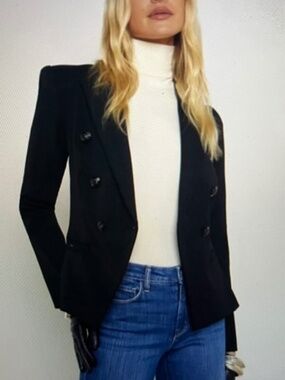 Beautiful L'Agence Double Breasted Long Lapel Blazer (NWT)